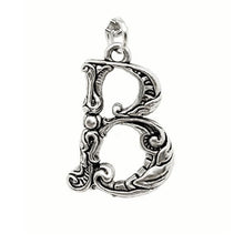 Load image into Gallery viewer, B Initial Pendant or Charm