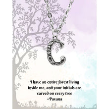 Load image into Gallery viewer, C Initial Pendant