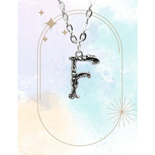Load image into Gallery viewer, F Initial Pendant