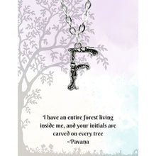 Load image into Gallery viewer, F Initial Pendant