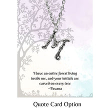 Load image into Gallery viewer, Initial M Pendant