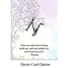 Load image into Gallery viewer, Initial N Pendant