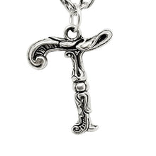 Load image into Gallery viewer, Initial T Pendant