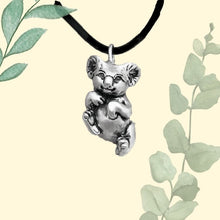 Load image into Gallery viewer, Koala Pendant in Silver Plated Pewter