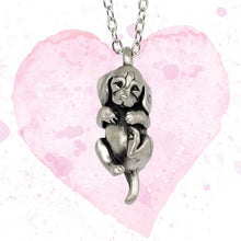 Load image into Gallery viewer, Beagle Pendant in Silver Plated Pewter