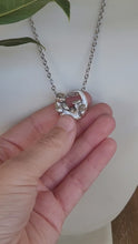 Load and play video in Gallery viewer, Otter Pendant in Silver Plated Pewter