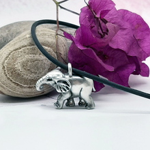 Load image into Gallery viewer, Elephant Pendant in Sterling Silver