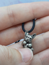 Load image into Gallery viewer, French Bulldog in Sterling Silver