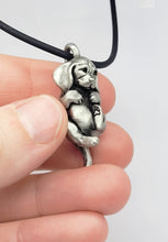Load image into Gallery viewer, Beagle Pendant in Silver Plated Pewter