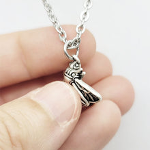 Load image into Gallery viewer, Bee Pendant in Silver Plate

