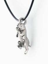Load image into Gallery viewer, Boxer Dog Pendant in Sterling Silver