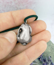 Load image into Gallery viewer, Bunny Rabbit Pendant in Silver Plated Pewter