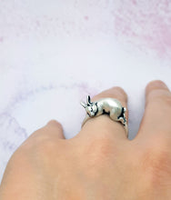 Load image into Gallery viewer, Bunny Ring in Sterling Silver