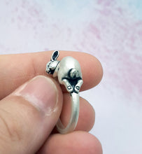Load image into Gallery viewer, Bunny Ring in Sterling Silver
