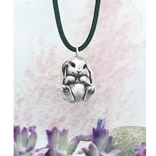 Load image into Gallery viewer, Bunny Rabbit Pendant in Sterling Silver
