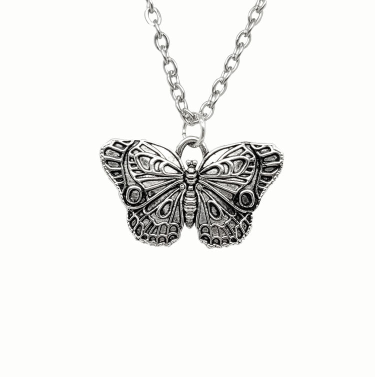 Butterfly Pendant in Silver plate