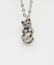 Load image into Gallery viewer, Cat Pendant in Sterling Silver