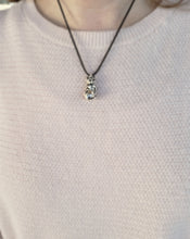 Load image into Gallery viewer, Cat Pendant in Silver Plated Pewter