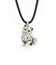 Load image into Gallery viewer, Kitten Pendant in Silver Plated Pewter