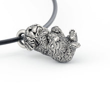 Load image into Gallery viewer, Cavachon Small Dog Pendant in Sterling Silver