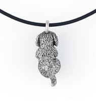 Load image into Gallery viewer, Cavachon Small Dog Pendant in Sterling Silver