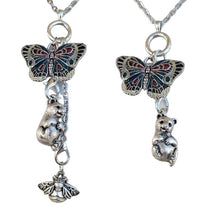 Load image into Gallery viewer, Charm clip / Pendant clip in sterling silver Set