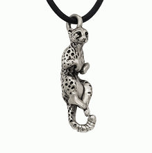 Load image into Gallery viewer, Cheetah Pendant in Silver Plated Pewter
