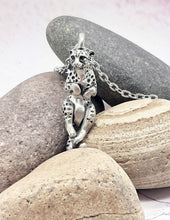 Load image into Gallery viewer, Cheetah Pendant in Silver Plated Pewter