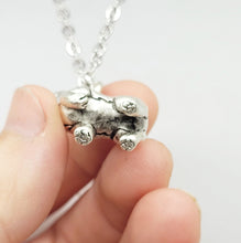 Load image into Gallery viewer, Chihuahua Pendant made in silver Plate
