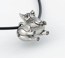 Load image into Gallery viewer, Corgi Dog Pendant in Sterling Silver