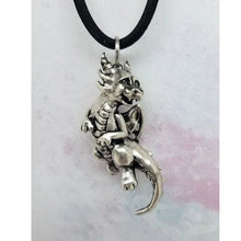 Load image into Gallery viewer, Dragon Pendant in Sterling Silver