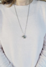 Load image into Gallery viewer, Elephant Pendant in Silver Plated Pewter