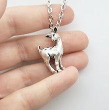 Load image into Gallery viewer, Deer Fawn Pendant in Silver Plate
