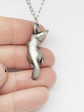 Load image into Gallery viewer, Fennec Fox Pendant in Sterling Silver
