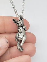 Load image into Gallery viewer, Fennec Fox Pendant in Sterling Silver
