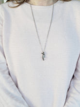 Load image into Gallery viewer, Fennec Fox Pendant in Silver Plated Pewter