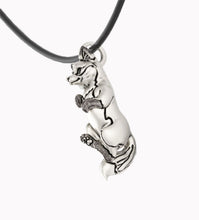 Load image into Gallery viewer, Fox Pendant in Sterling Silver