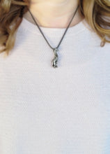 Load image into Gallery viewer, Giraffe Pendant in Silver Plated Pewter