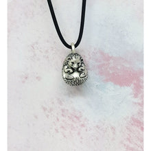 Load image into Gallery viewer, Hedgehog Pendant in Silver Plated Pewter