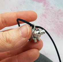 Load image into Gallery viewer, Hippo Pendant in Sterling Silver