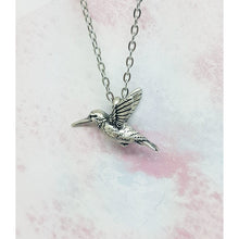 Load image into Gallery viewer, Hummingbird Pendant in Sterling Silver