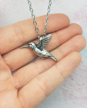 Load image into Gallery viewer, Hummingbird Pendant in Sterling Silver