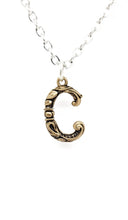 Load image into Gallery viewer, Initial Pendant - C