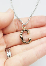 Load image into Gallery viewer, Initial Pendant - C