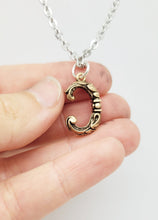 Load image into Gallery viewer, Initial Pendant - C