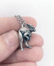 Load image into Gallery viewer, Kangaroo Pendant in Sterling Silver