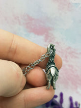 Load image into Gallery viewer, Llama/Alpaca Pendant in Silver Plated Pewter