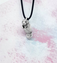 Load image into Gallery viewer, Manatee Pendant in Sterling Silver
