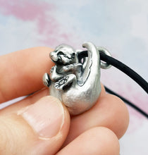 Load image into Gallery viewer, Otter Pendant in Sterling Silver
