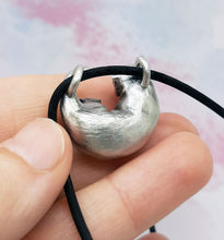 Load image into Gallery viewer, Otter Pendant in Sterling Silver